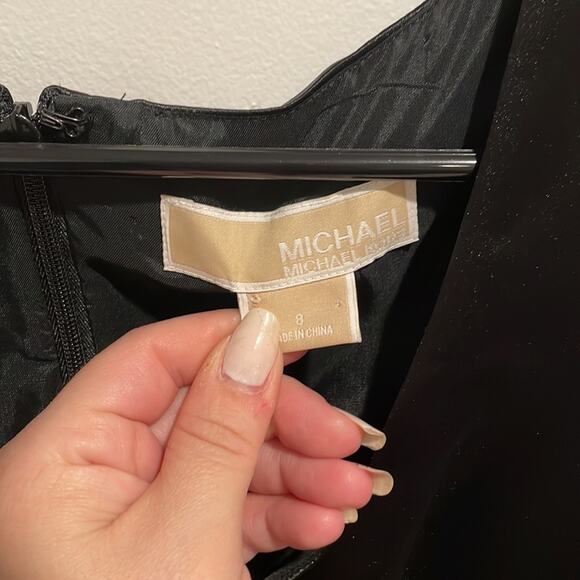 Michael Michael Kors black sleeveless cocktail dress size 8 - Picture 5 of 8